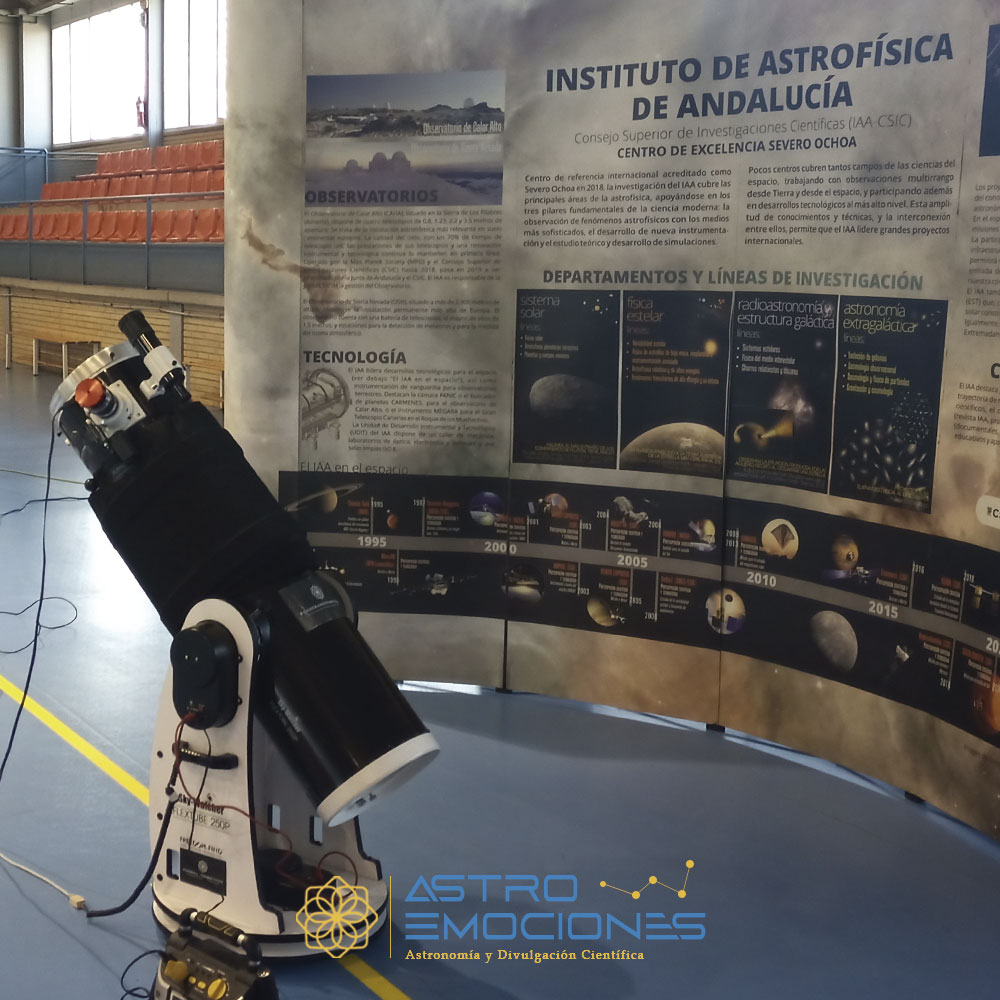 Servicio exposiciones astronomía